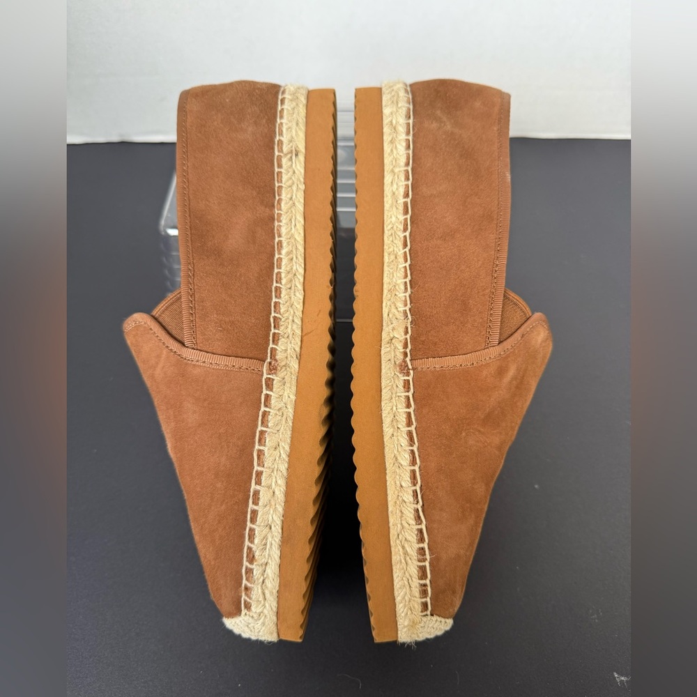 MICHAEL KORS Hastings Slip-On Brown Suede Flat Shoes Size 8.5 - Picture 5 of 10